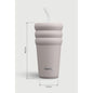 Stevig Bubble Stainless Steel Thermos in Crushed Rock 600ml