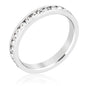Snowflake 0.35ct CZ Simple Holiday Charm Band Ring