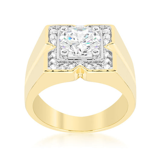 Christina 0.3ct CZ Open Contemporary Wide Ring