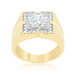 Christina 0.3ct CZ Open Contemporary Wide Ring