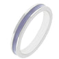 Three Stone Wedding Ring Set