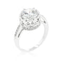 Royal Crest Filigree Cubic Zirconia Ring