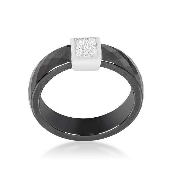 Cubic Zirconia Filigree Hearts Ring