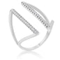 Jena 0.2ct CZ Delicate Parallel Ring