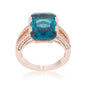 Rema 8.6ct CZ Emerald Classic Cocktail Ring