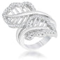 Lina 0.4ct CZ Leaf Wrap Ring
