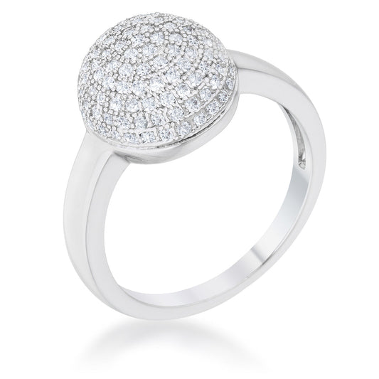 Brie 0.6ct CZ Contemporary Sphere Ring