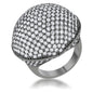 Dara 4.75ct CZ Hematite Dome Cocktail Ring