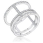 0.5Ct Parallel Ring with Brilliant CZ
