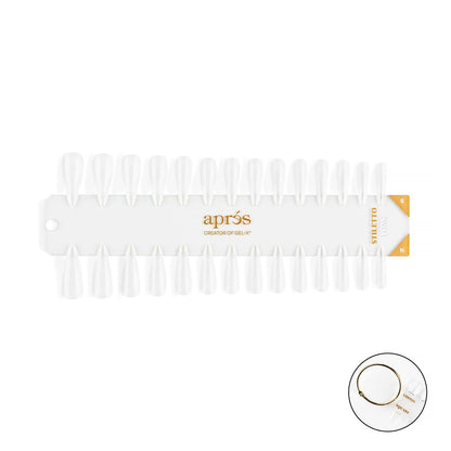 Gel-X Tip Swatch: Natural/Sculpted Stiletto Long