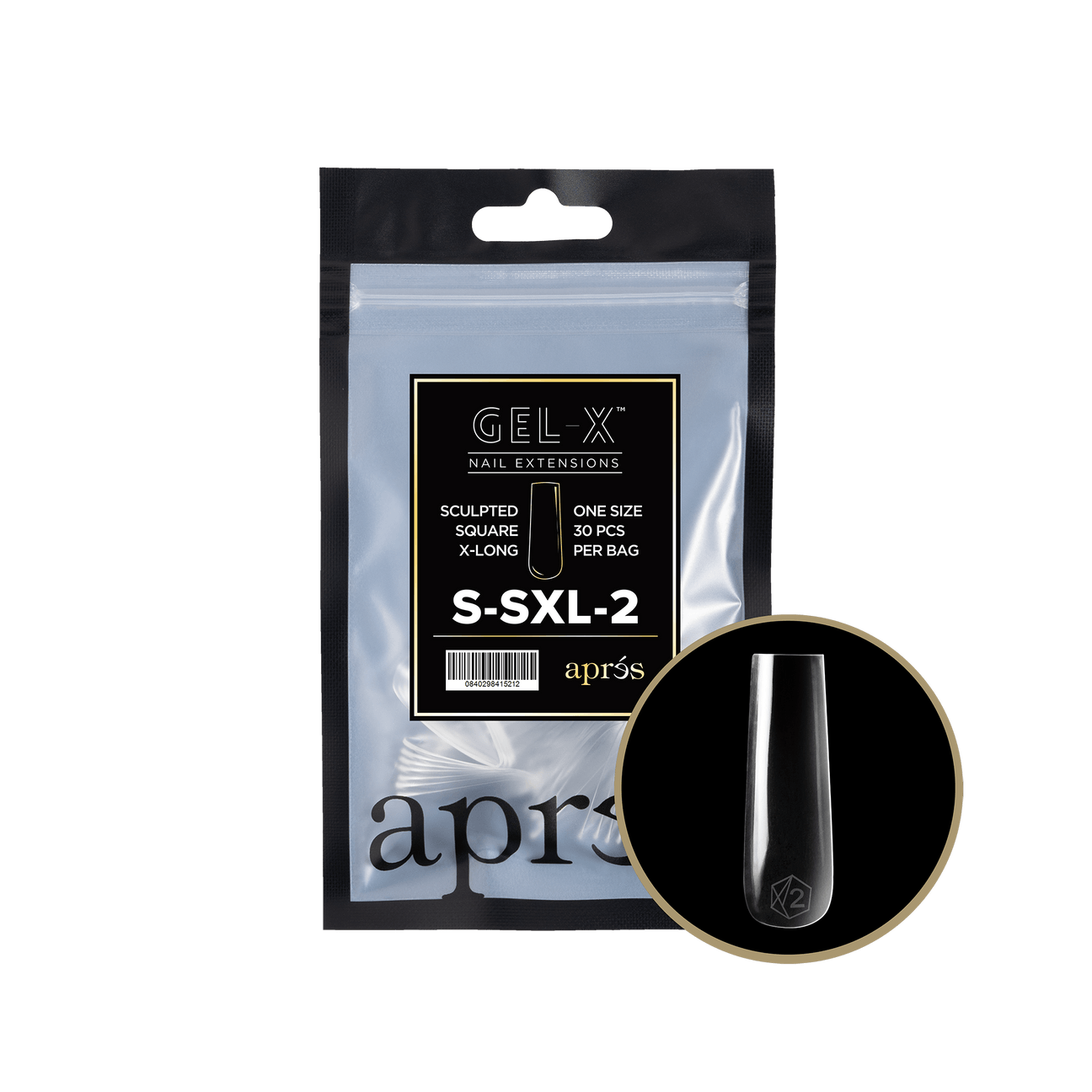 Gel-X Sculpted Square Extra Long 2.0 Refill Bag