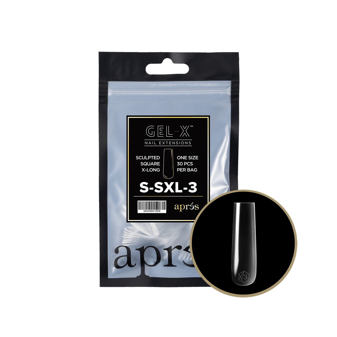 Gel-X Sculpted Square Extra Long 2.0 Refill Bag