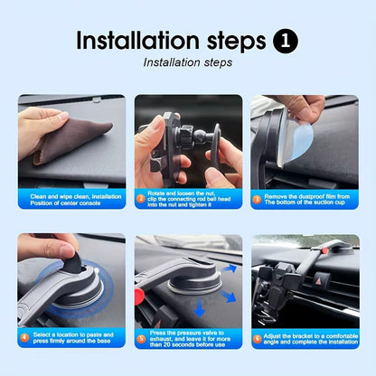 Car Phone Holder Stand Gravity Dashboard Phone Holder Universial Mobile Phone Support for Iphone 13 12 Pro Xiaomi Samsung