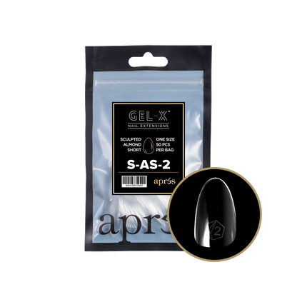 Gel-X Sculpted Almond Short 2.0 Refill Bag