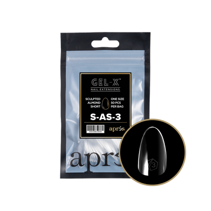 Gel-X Sculpted Almond Short 2.0 Refill Bag