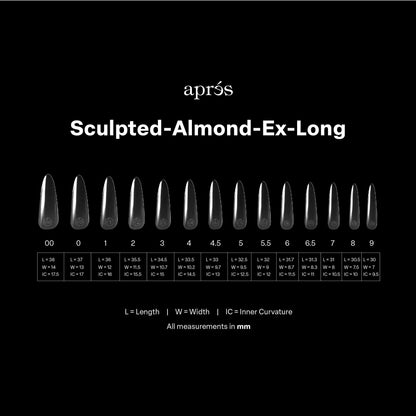 Gel-X® Sculpted Almond Extra Long Box Of Tips - Pro (420PCS)