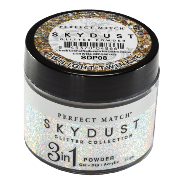 Lechat - SkyDust Glitter Powder - SDP08 Twilight Twinkle 1.5 oz (Limited)