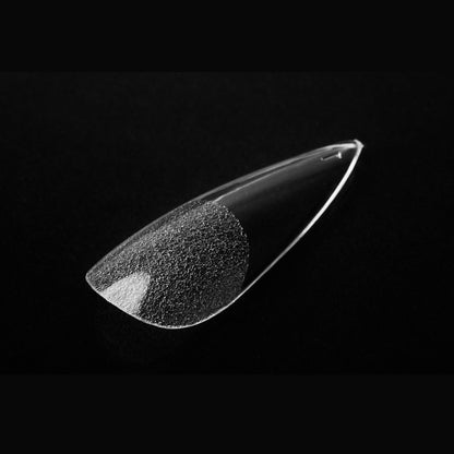 Kupa - Full Cover Soft Gel Tip - Long Almondletto 550pc (Pre-Etched)