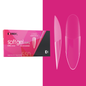 Kupa - Full Cover Soft Gel Tip - Long Almondletto 550pc (Pre-Etched)