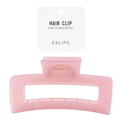 Eklips Premium Rectangular Pink Pearl Claw Clip