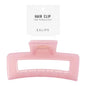 Eklips Premium Rectangular Pink Pearl Claw Clip