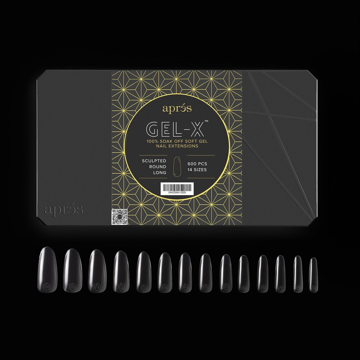 GEL-X® Sculpted Round Long Box Of Tips - Pro (600PCS)