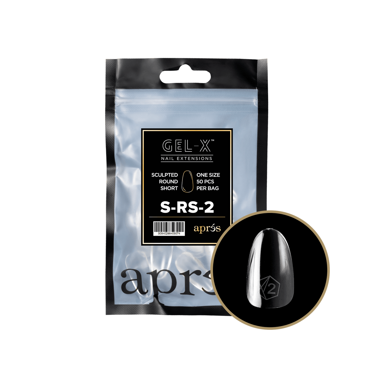 Gel-X Sculpted Round Short 2.0 Refill Bag