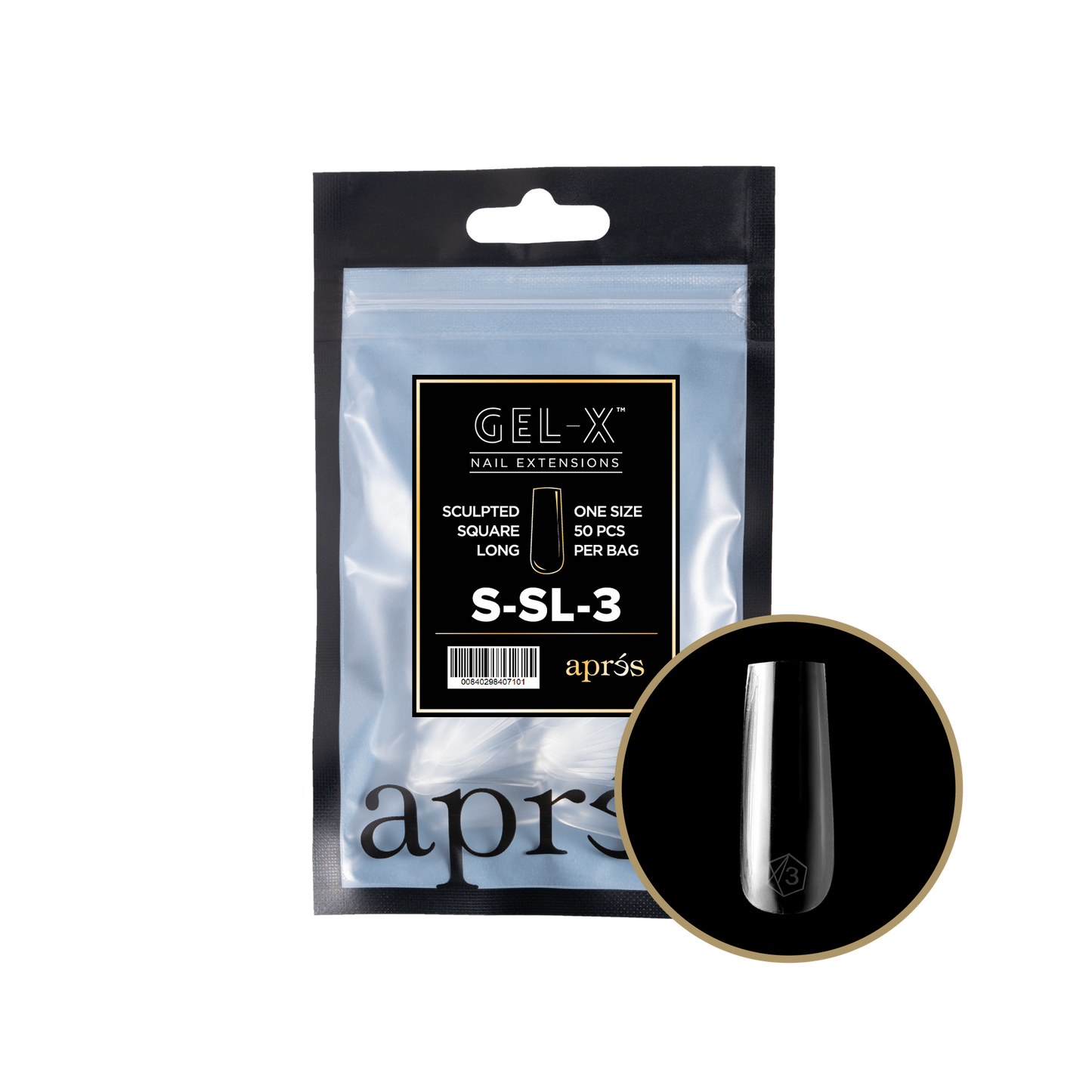 Gel-X Sculpted Square Long 2.0 Refill Bag
