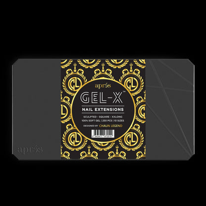 Chaun Legend X Apres Gel-X® Tips - Sculpted Square Extra Extra Long - 10 Sizes