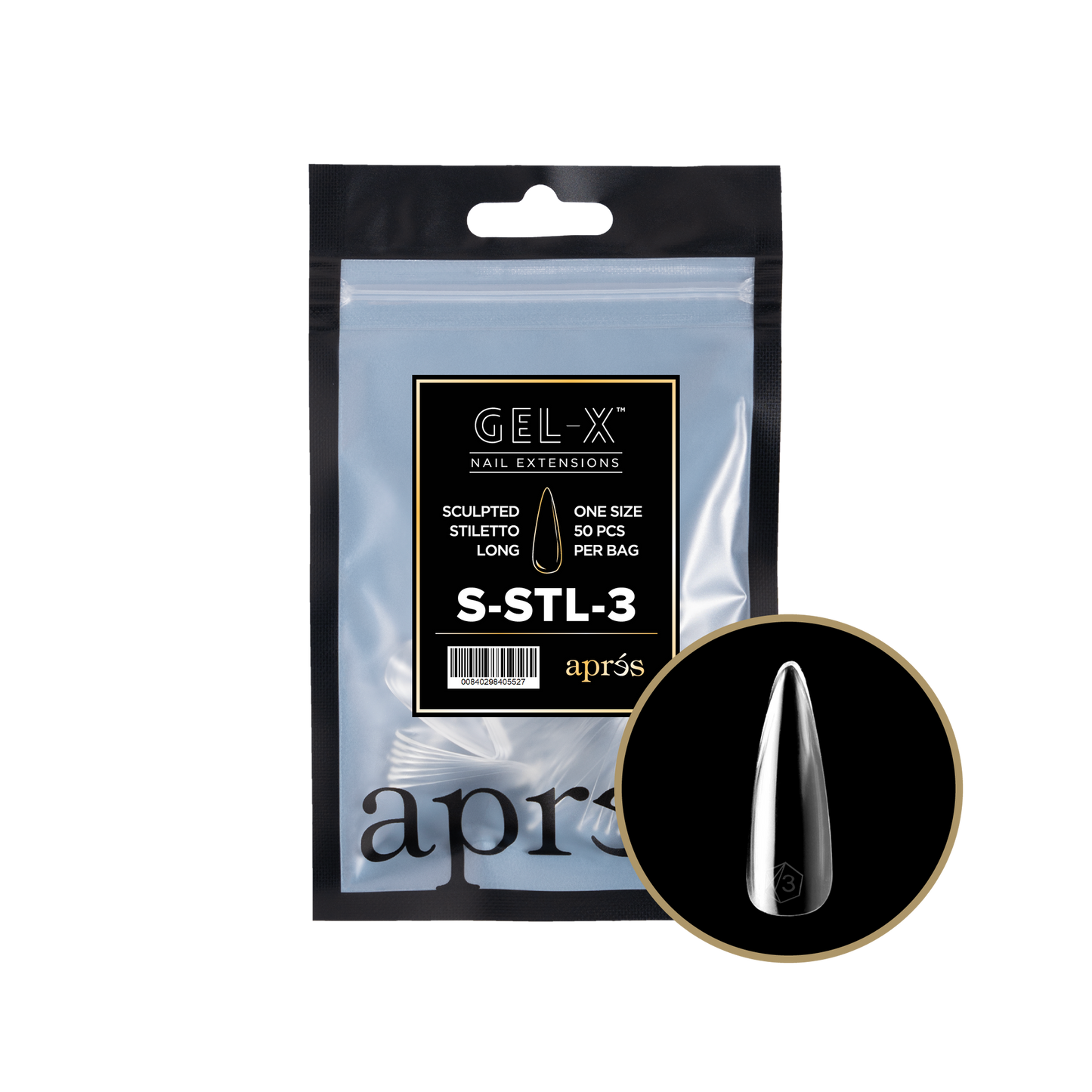 Gel-X Sculpted Stiletto Long 2.0 Refill Bag
