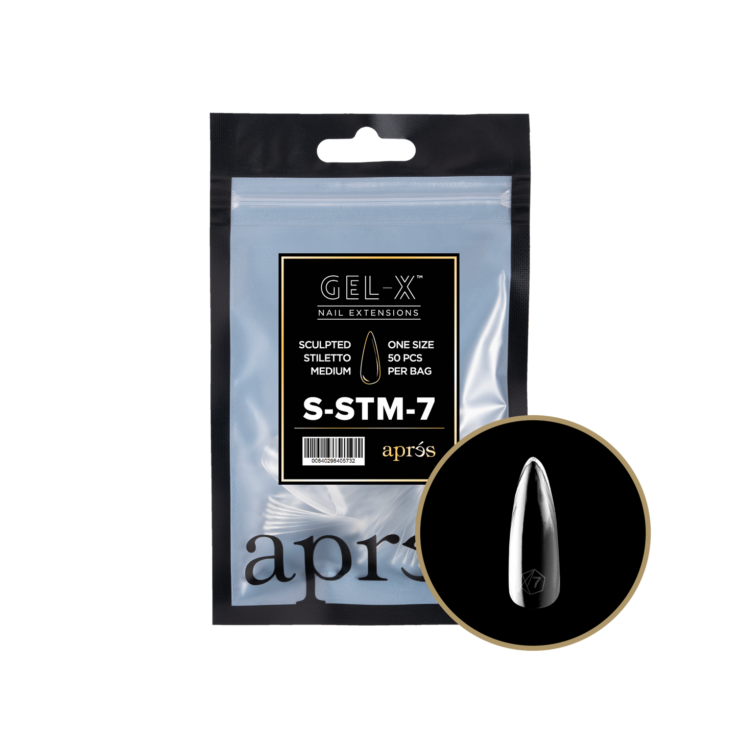 Gel-X Sculpted Stiletto Medium 2.0 Refill Bag