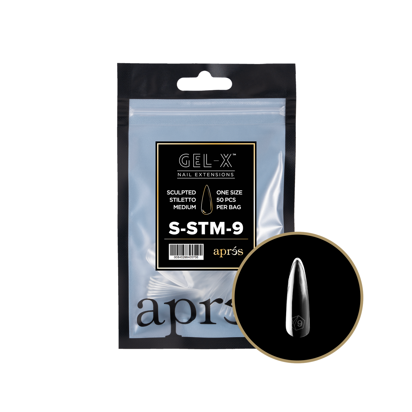 Gel-X Sculpted Stiletto Medium 2.0 Refill Bag