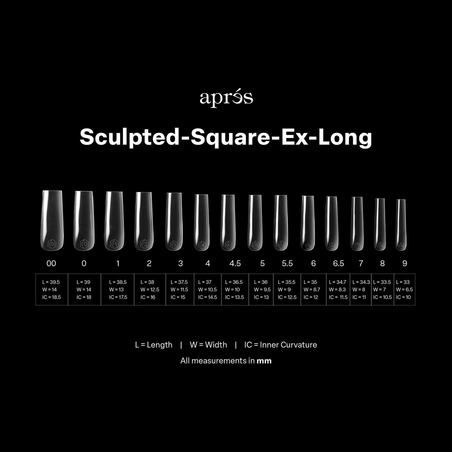 GEL-X® Sculpted Square Extra Long Box Of Tips - Pro (420PCS)