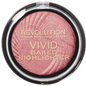 Vivid Baked Highlighter - Rose Gold lights