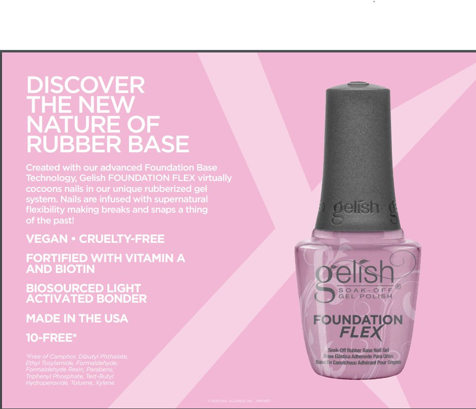 Gelish - Foundation Flex Base Coat .5oz (Clear)(Gel)
