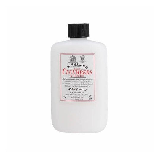 D.R. Harris & Co Milk of Cucumber & Roses Plastic Bottle 100ml