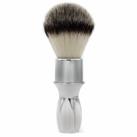 Alpha Brush & Shaving Co. T-400 Silver 24mm Shaving Brush