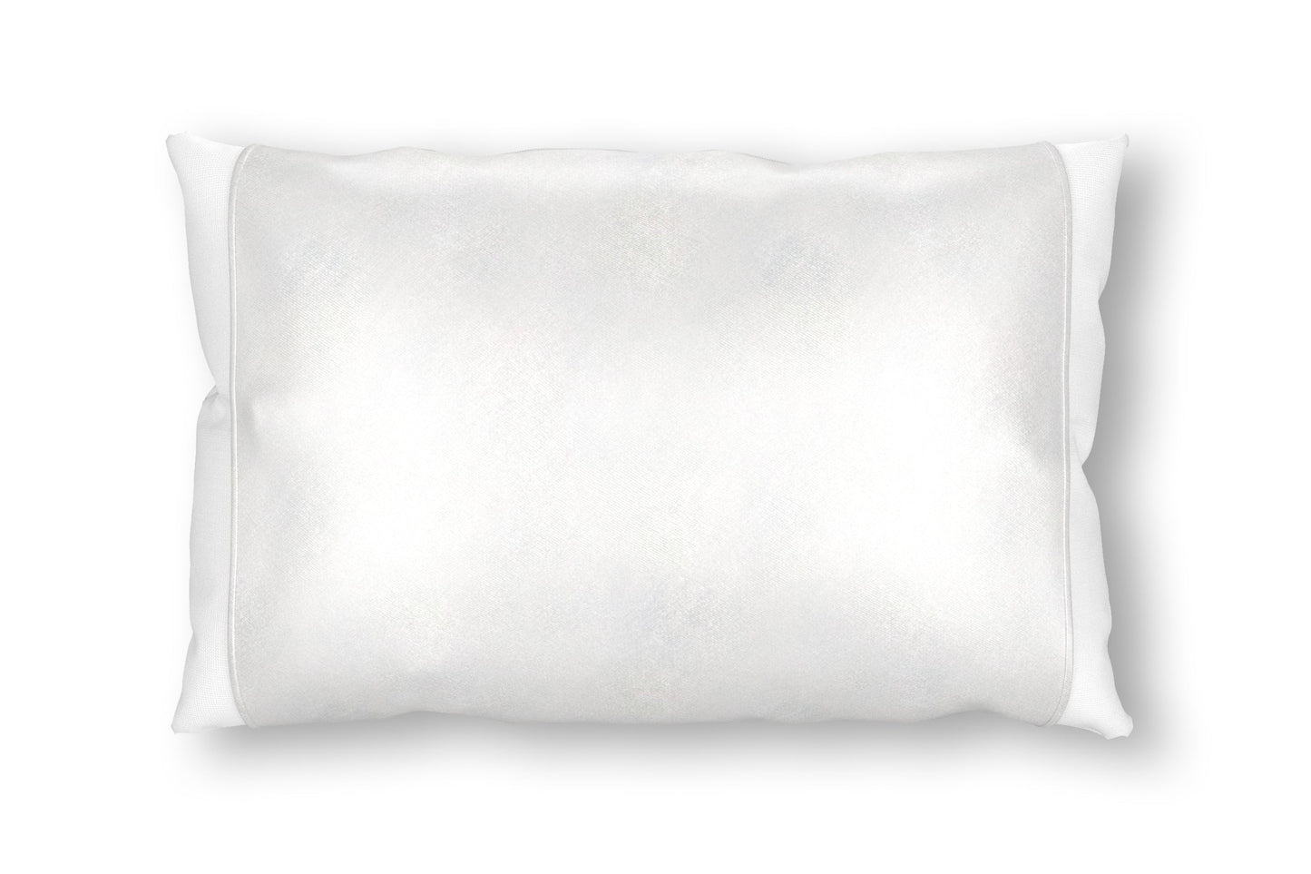 Off-White Ivory Silk Pillow Sleeve.