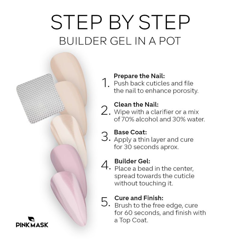 Builder Gel in a Pot - Shimmer Camel