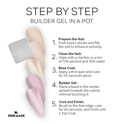 Builder Gel in a Pot - Shimmer Camel