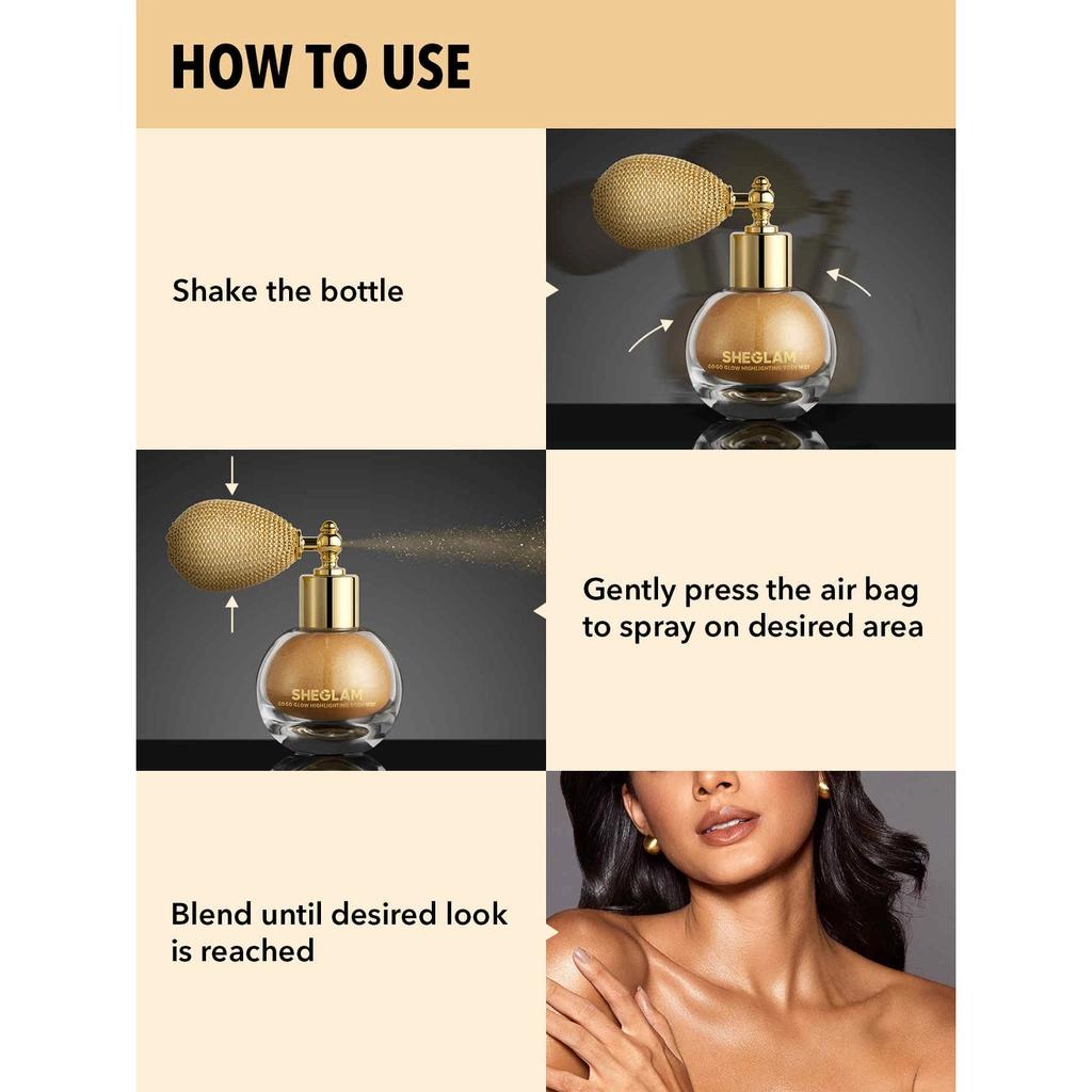 Sheglam Go Go Glow Body Mist Gilded Glow 80ml