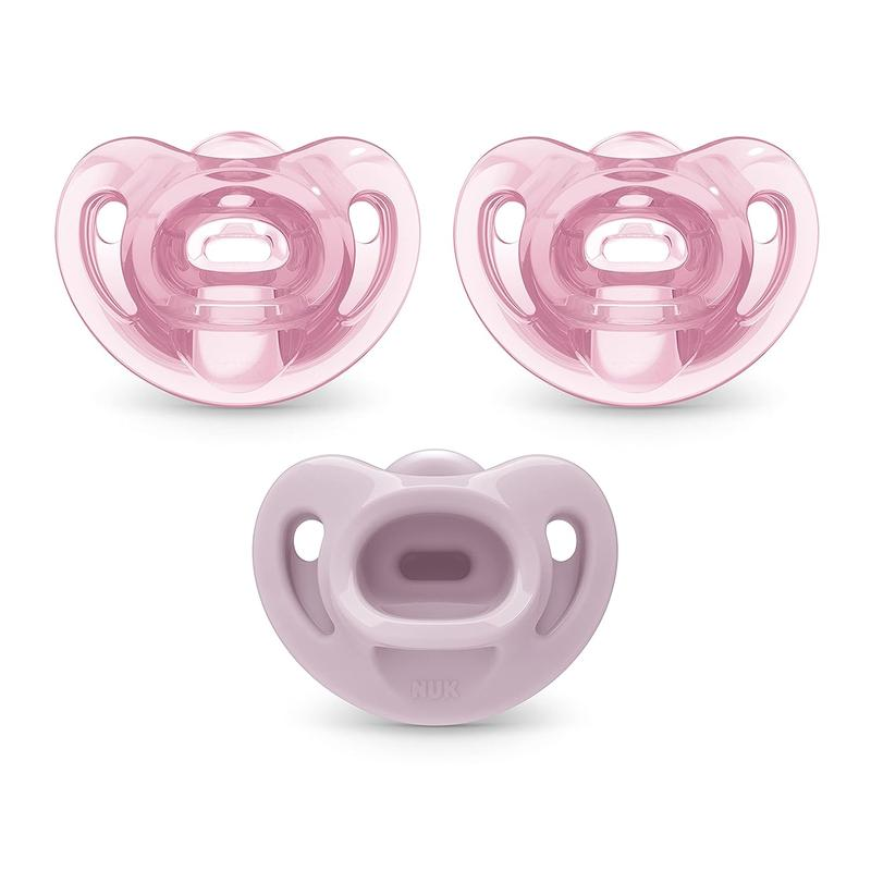 Timeless Comfy Pacifier | 100% Silicone, One-Piece Design | Bpa-Free, Gentle on Baby’s Skin | 5-Pack, for 0-6M