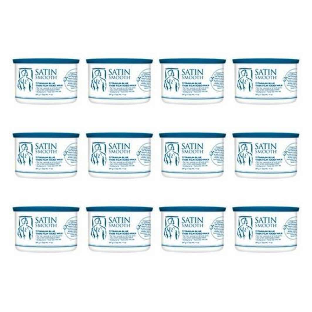 Satin Smooth - Wax Pot - Titanium Blue Hard Wax 14oz.