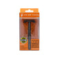 Van Der Hagen 110 MM Traditional Gunmetal Safety Razor with Razor Blades 5 CT - Imperfect Box