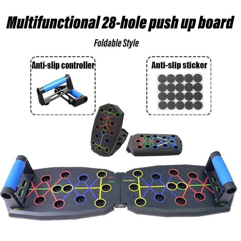 Transform Your Workout with the 5-In-1 Push-Up Board - Ultimate Home Gym System for All Fitness Levels! Perfect Gift for Fitness Enthusiasts!