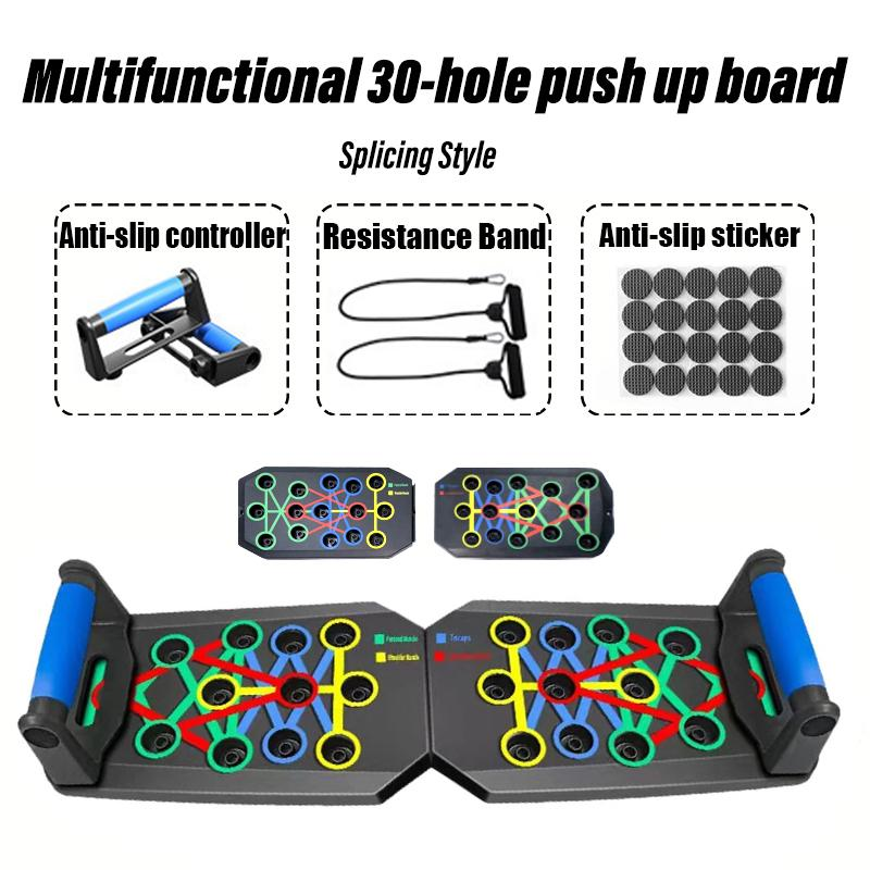 Transform Your Workout with the 5-In-1 Push-Up Board - Ultimate Home Gym System for All Fitness Levels! Perfect Gift for Fitness Enthusiasts!
