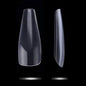 Gel-Le Clear Coffin Long Full Coverage Tips