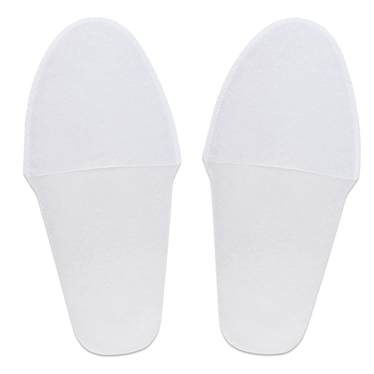 Disposable Stitched Pedicure Slipper White - 25 Pairs Pack