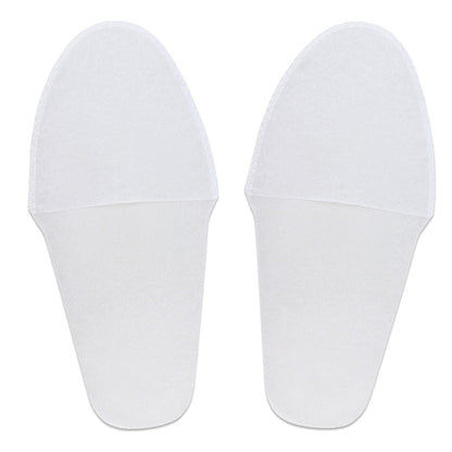 Disposable Stitched Pedicure Slipper White - 25 Pairs Pack