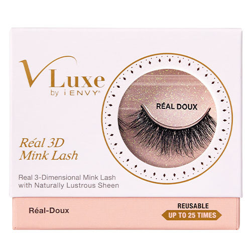 V-Luxe by KISS i•ENVY - VLER03 Real 3D Minklash Réal-Doux (Limited)